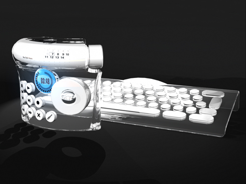 Torus-Interface und Tastatur alt text goes here